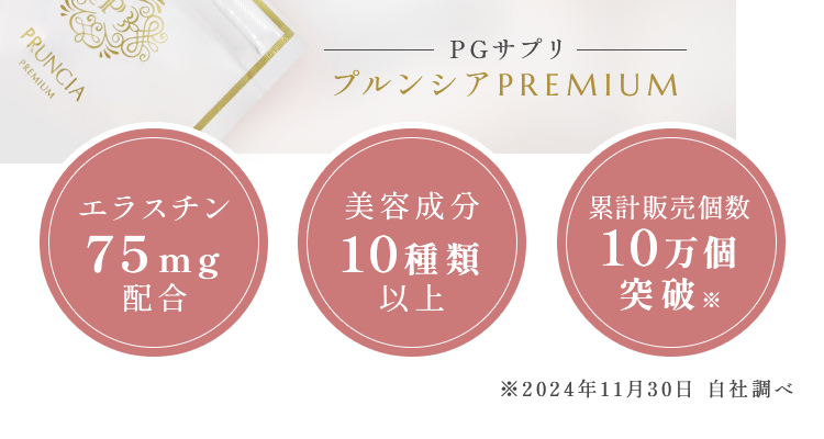 エラスチン75mg配合